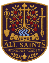 The All Saints Orthodox Academy crest
